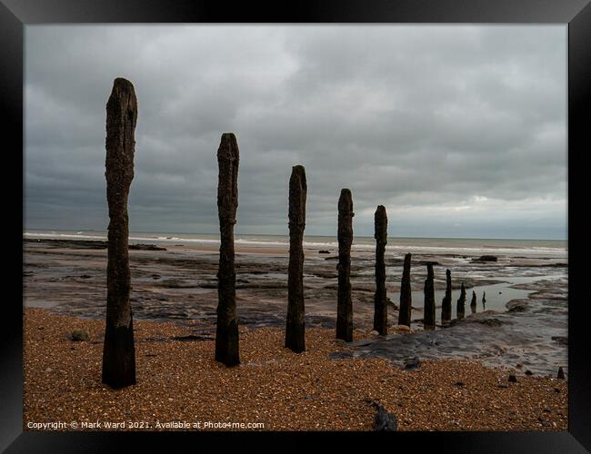 Tide and Time Framed Print by Mark Ward