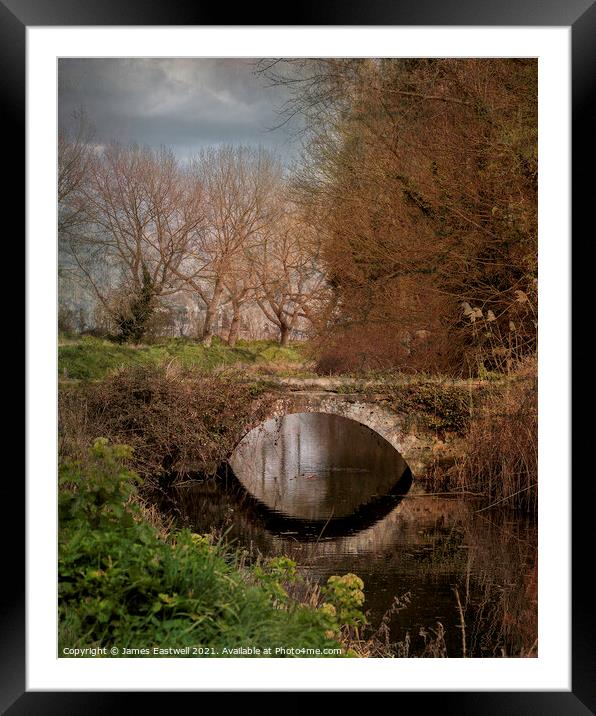 Bridge over the Stour Framed Mounted Print by James Eastwell
