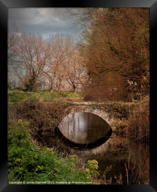 Bridge over the Stour Framed Print by James Eastwell