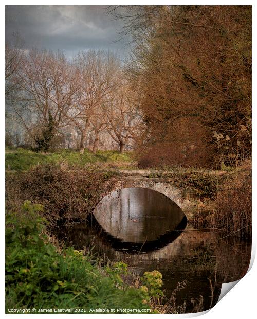 Bridge over the Stour Print by James Eastwell