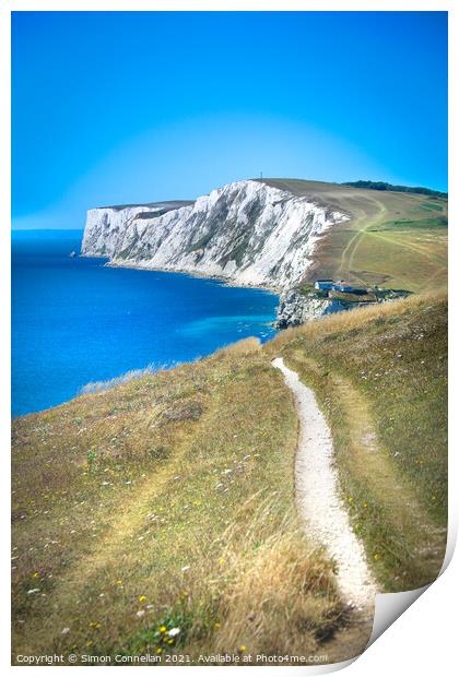 Freshwater Bay, Isle of Wight Print by Simon Connellan
