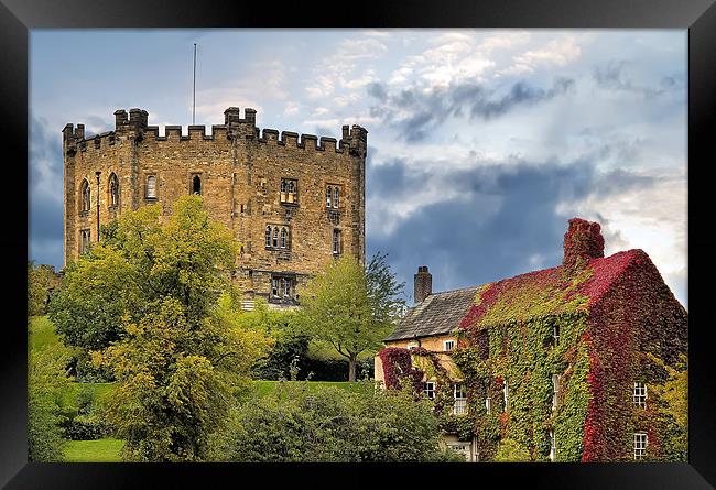 Durham Castle Keep Framed Print by Kevin Tate
