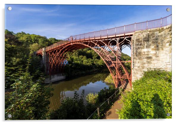 The Iron Bridge Acrylic by Phil Crean