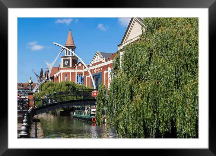 The Empowerment Statue over the River Witham Framed Mounted Print by Jason Wells
