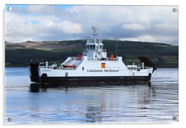 MV Lochinvar, Isle of Mull, Scotland Acrylic by Imladris 