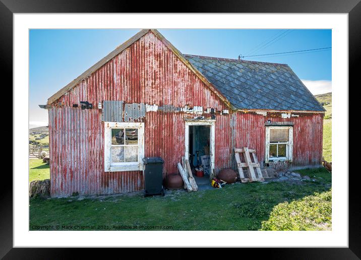Old rusty building, Hushinish, Isle of Harris Framed Mounted Print by Photimageon UK