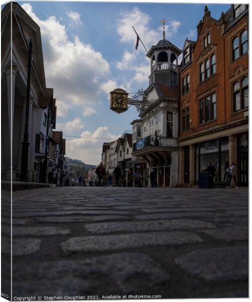 Guildford High Street Canvas Print by Stephen Coughlan
