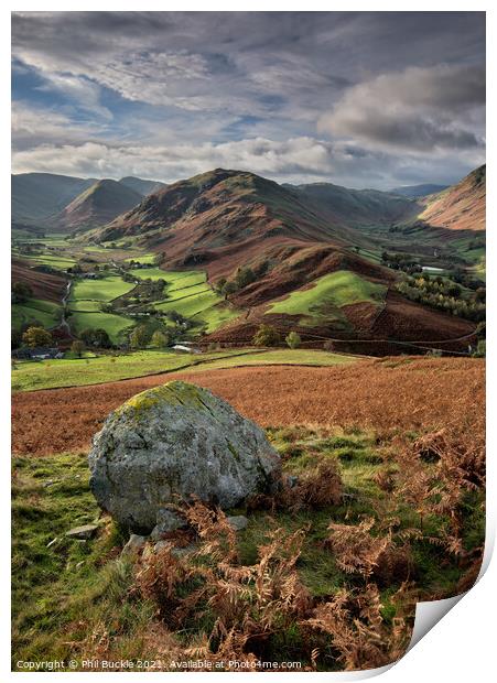 Martindale Valley early light Print by Phil Buckle