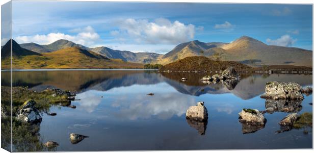 Lochan na h-Achlaise Canvas Print by Anthony McGeever