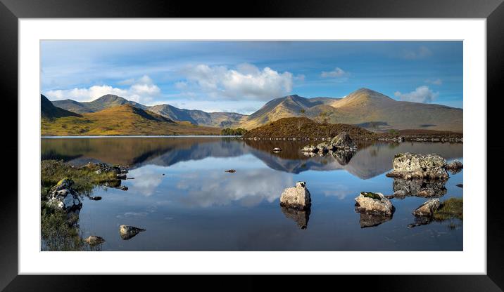 Lochan na h-Achlaise Framed Mounted Print by Anthony McGeever