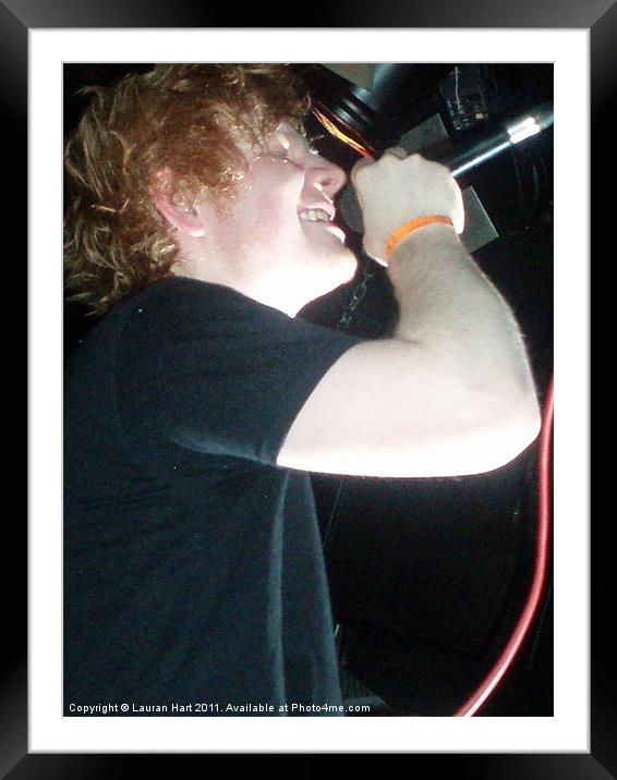 Ed Sheeran Framed Mounted Print by Lauran Hart