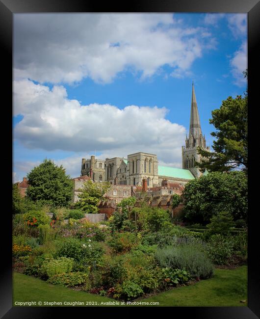 Chichester Cathedral Framed Print by Stephen Coughlan