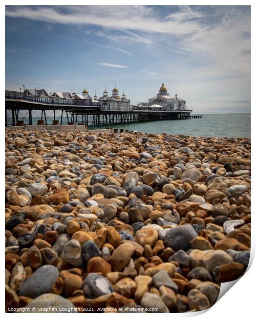 Eastbourne Pier Print by Stephen Coughlan