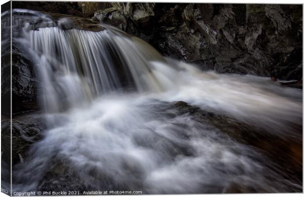 Aira Beck Waterfall Canvas Print by Phil Buckle