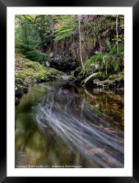 Aira Beck Trails and reflections Framed Mounted Print by Phil Buckle
