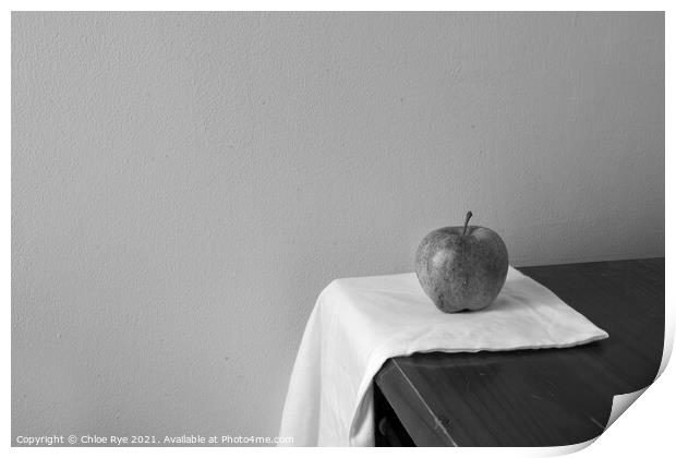 Apple Still Life Print by Chloe Rye