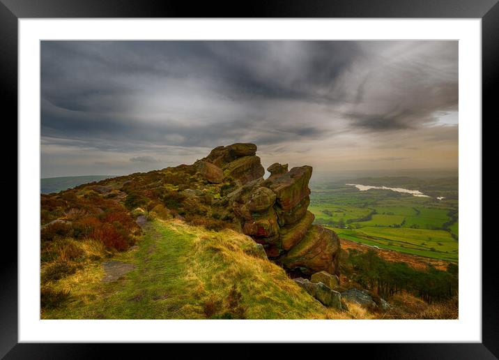 The Roaches Framed Mounted Print by Mark Godden