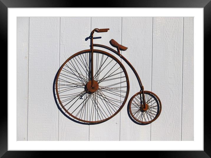 Bicycle Framed Mounted Print by Tony Mumolo