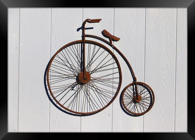 Bicycle Framed Print by Tony Mumolo