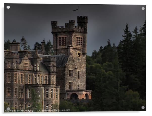 Carbisdale Castle Ardgay Sutherland Highland Scotland Acrylic by OBT imaging