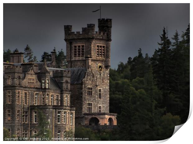 Carbisdale Castle Ardgay Sutherland Highland Scotland Print by OBT imaging