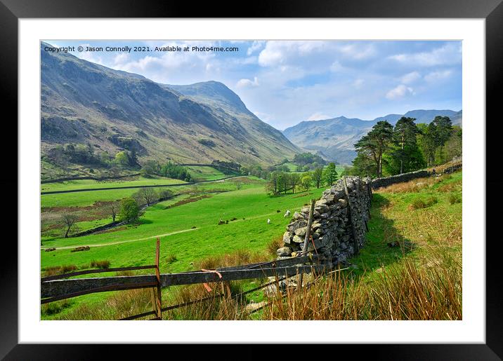 Glorious Grisedale. Framed Mounted Print by Jason Connolly