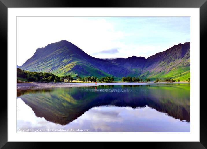 Big countryside, Cumbria, UK. Framed Mounted Print by john hill