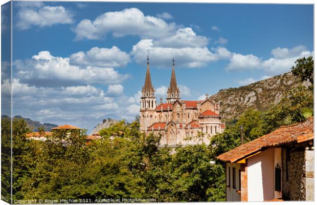 Heaven's Refuge in Covadonga  Canvas Print by Roger Mechan