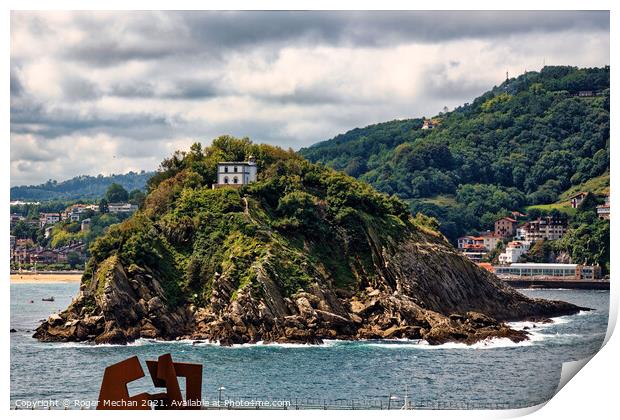 Verdant Jewel in San Sebastian Print by Roger Mechan