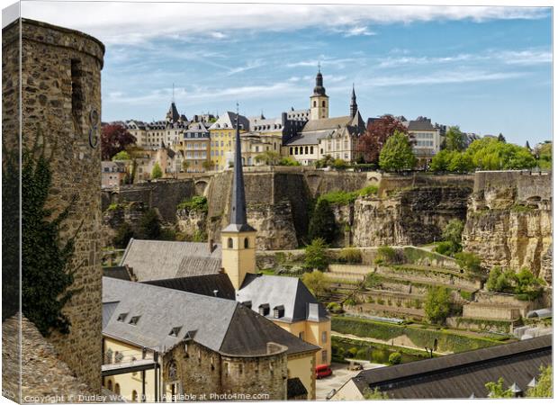 Charming Luxembourg Landscape Canvas Print by Dudley Wood