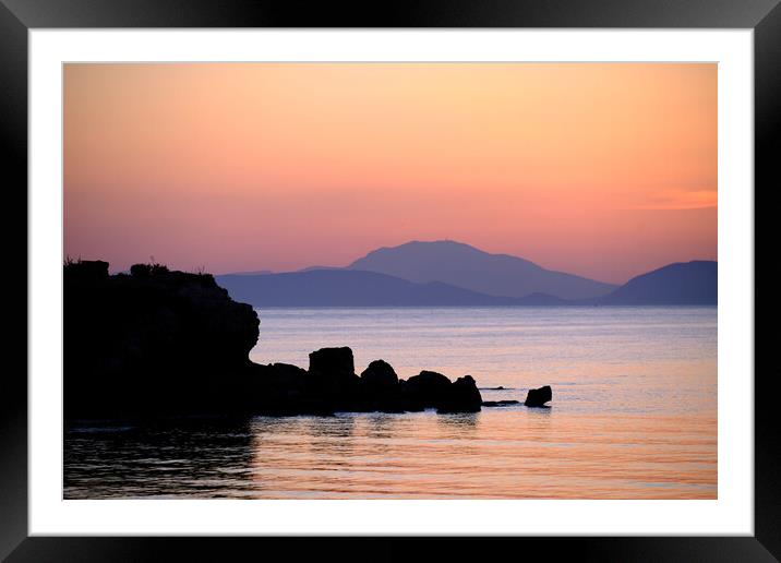 Golden hour Framed Mounted Print by Dimitrios Paterakis