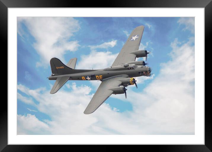 Sally B - Flying Fortress Framed Mounted Print by J Biggadike