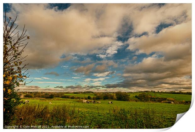 Spen Valley Print by Colin Metcalf
