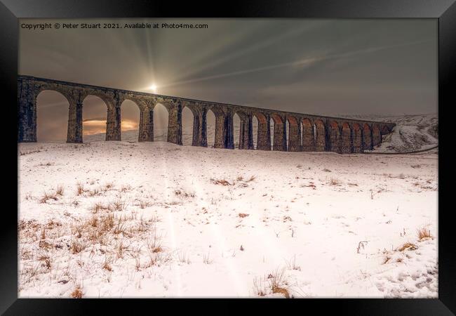 Ribblehead Viaduct Yorkshire Dales Framed Print by Peter Stuart