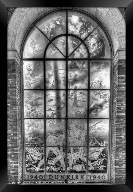 Dunkirk 1940 Memorial Glass Framed Print by David Pyatt