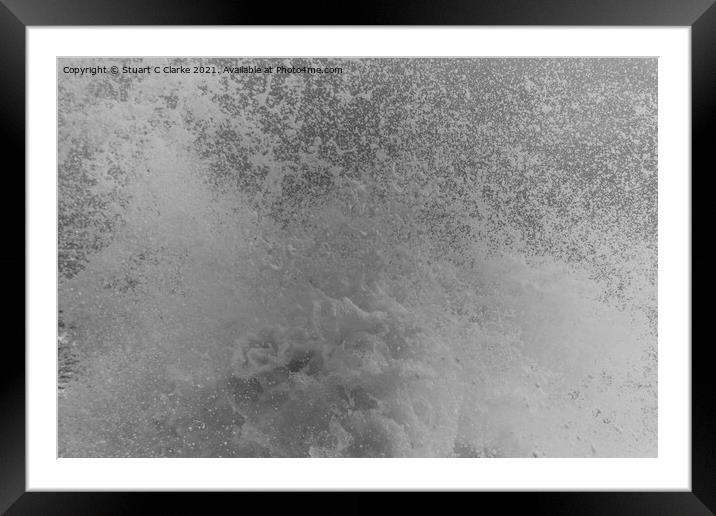 Splash Framed Mounted Print by Stuart C Clarke