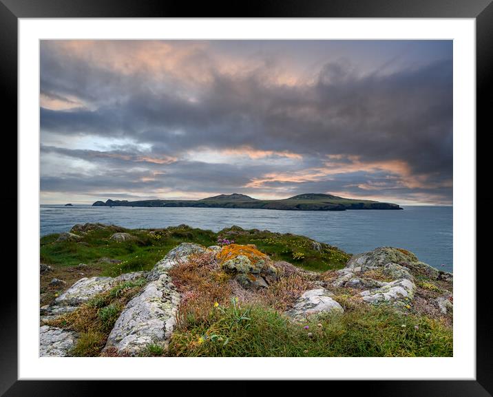 Ramsey Island, Pembrokeshire. Framed Mounted Print by Colin Allen