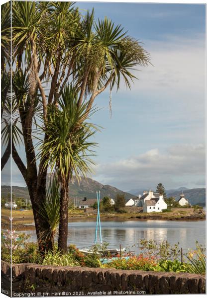 Plockton, Scotland Canvas Print by jim Hamilton