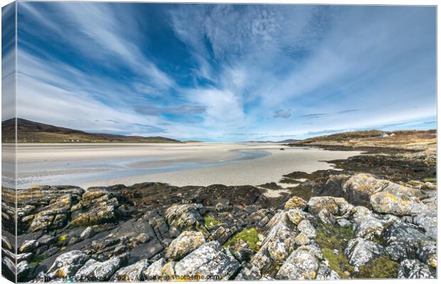 Luskentyre Beach, Isle of Harris Canvas Print by Photimageon UK