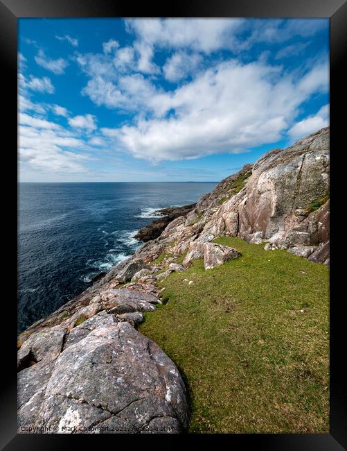 Rocky headland at Hushinish, Isle of Harris Framed Print by Photimageon UK