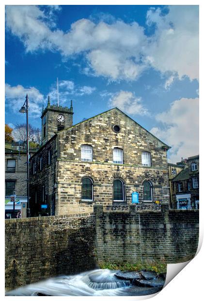 Holmfirth Holy Trinity Church Print by Alison Chambers