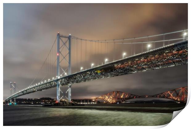 Queensferry Bridge Crossing Print by Andy Anderson