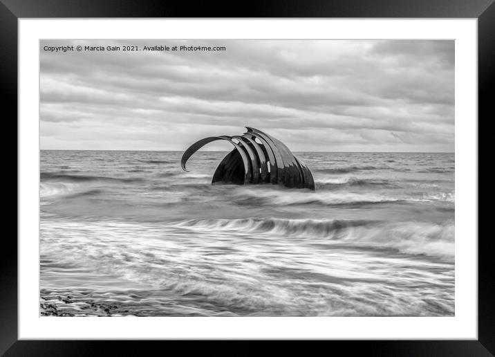 Mary's Shell Cleveleys Framed Mounted Print by Marcia Reay