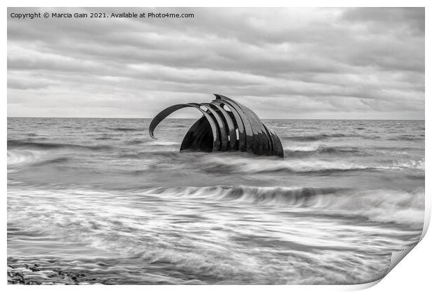 Mary's Shell Cleveleys Print by Marcia Reay