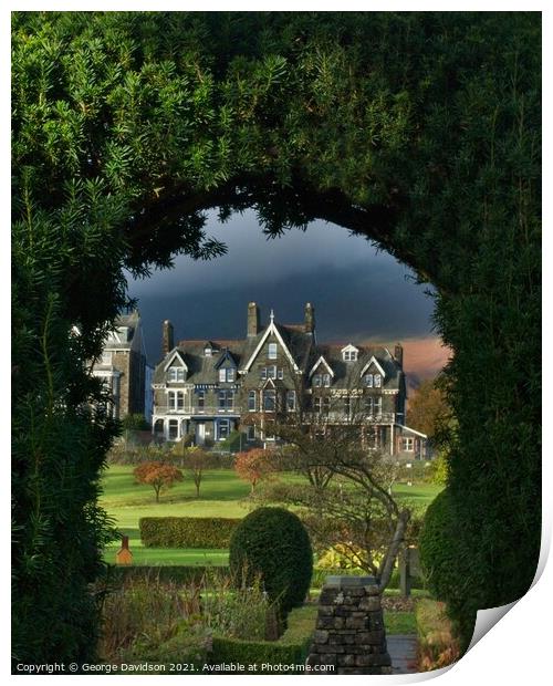 Framed Guest House  Print by George Davidson