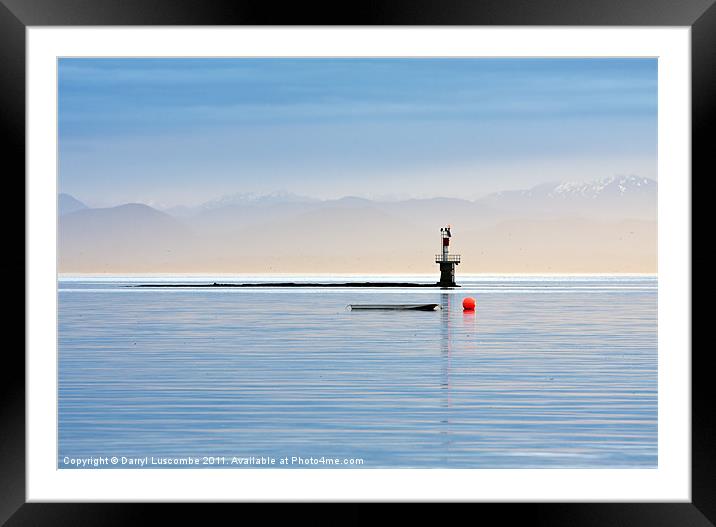 Early morning light Framed Mounted Print by Darryl Luscombe