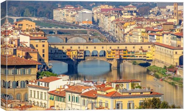 Ponte Vecchio Bridge Florence Canvas Print by Margaret Ryan