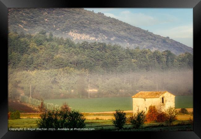 Serenity in Provence Framed Print by Roger Mechan