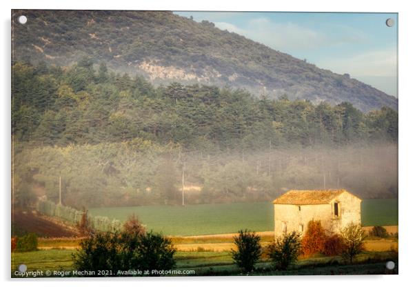 Serenity in Provence Acrylic by Roger Mechan