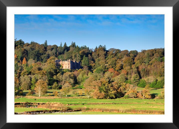 Muncaster Castle Framed Mounted Print by Andrew Ray